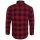 King Kerosin camicia manica lunga biker boscaiolo manica lunga - Speedshirt 2 Rosso