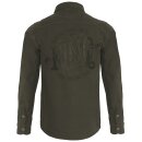 King Kerosin Worker Shirt - You And The Road Olive XXL