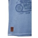 T-shirt lavé à Lhuile King Kerosin - TCB Bleu clair XL