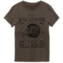 King Kerosin Watercolour T-Shirt - Speed Demons Olivgrün