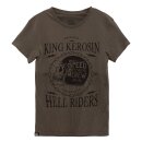 King Kerosin Watercolour T-Shirt - Speed Demons Olive