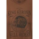 King Kerosin Camiseta de acuarela - Speed Demons Brown