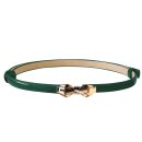 Banned Faux Leather Belt - Bitter Sweet Forest Green
