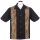 Steady Clothing Vintage Bowling Shirt - Leopard Panel