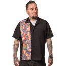 Camicia da bowling depoca Steady Clothing - Pannello di stampa Pin-Up