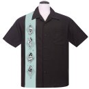 Abbigliamento Steady Camicia da bowling vintage - Bettie Pagina Pin-Up S