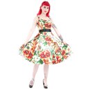 H&R London Vintage Dress - Principessa Lily Orange 40
