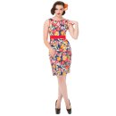H&R London Vintage Kleid - Tropical Floral 36