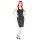 H&R London Neckholder Pencil Dress - Ebony 40s 40