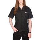 Black Pistol Gothic Hemd - Stripe Shirt Denim XL