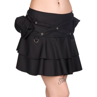 Black Pistol Mini falda - Pocket Mini Denim