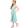 Banned Sleeveless Dress - Rival Polka Dot Dress Mint Green XXL