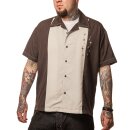 Steady Clothing Vintage Bowling Shirt - Well Noted Brown