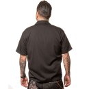Abbigliamento Steady Vintage Bowling Shirt - V-8 Racer Black XXL