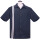Steady Clothing Vintage Bowling Shirt - V-8 Racer Navy Blue M