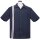 Steady Clothing Vintage Bowling Shirt - V-8 Racer Bleu foncé L.
