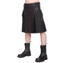 Jupe Tartan Black Pistol - Bouton Kilt Denim XL