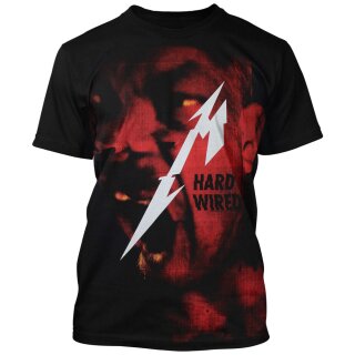 T-Shirt Metallica - Hard WiRouge XL