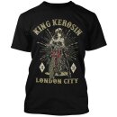 T-shirt de King Kerosin régulier - London City Noir XL