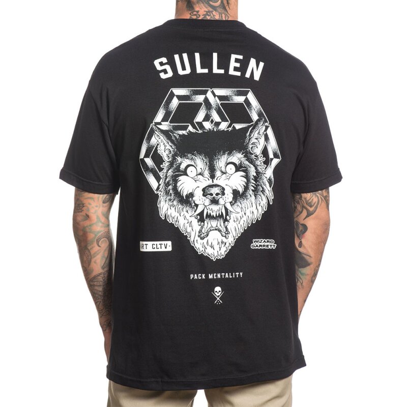 Wolf punk. Wolfpack Clothing. Sullen Clothing USA. Sullen Angels футболка купить.
