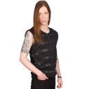Black Pistol Gothic Vest - Button Vest