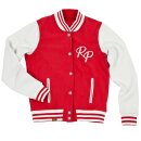 Rusty Pistons Girlie College Jacket - Amberly Red