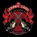 Johnny Cash Hooded Jacket - Chitarre Cross