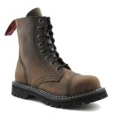 Angry Itch Leather Boots - 8-Eye Ranger Vintage Brown