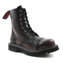 Angry Itch Leather Boots - 8-Eye Ranger Vintage Burgundy 36