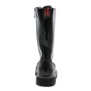 Angry Itch Patent Leather Boots - 14-Eye Ranger Black