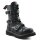 Angry Itch Leather Boots - 10-Eye Ranger Buckles Black