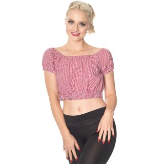 Dancing Days Crop Top - All Mine Red XS