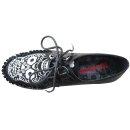 Chaussures plateforme Banned - Rebel Sugar Skull Platform Sneakers 42