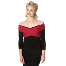 Pull en maille Dancing Days - Wrapped In Love Noir-Rouge