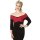 Dancing Days Knitted Jumper - Wrapped In Love Black-Red