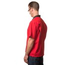 Steady Clothing Camisa de bolos antigua - Bowler Red m