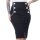 Steady Clothing Falda de lápiz de cintura alta - Vivian Wiggle Black