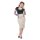 Jupe crayon taille haute Steady Clothing - Vivian Wiggle Beige
