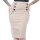 Steady Clothing - Jupe crayon taille haute - Vivian Wiggle Beige S
