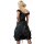 Burleska Corset Dress - Dita Taffeta Black 36