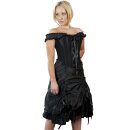 Burleska Corset Dress - Dita Taffeta Black 42