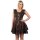 Burleska Corset Mini Dress - Jasmin Brocade King Brown 40