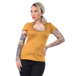 Haut de vêtements Steady - Piped Sophia Ochre Yellow XL