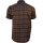 King Kerosin Plaid Shirt - Plain Brown XL