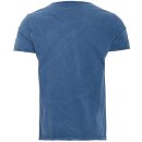 King Kerosin Vintage T-Shirt - Basic Blue XL