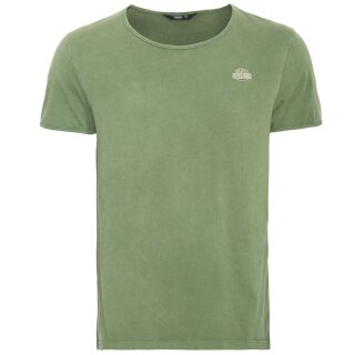 King Kerosin Vintage T-Shirt - Basic Grün S