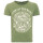 King Kerosin Vintage T-Shirt - Motor Green XXL