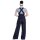 Hell Bunny Dungarees - Emmeline Navy Blue XS