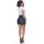 Steady Clothing Shorts pour femmes - Bouton dancrage Bleu foncé S