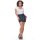 Steady Clothing Damen Shorts - Anchor Button Dunkelblau L